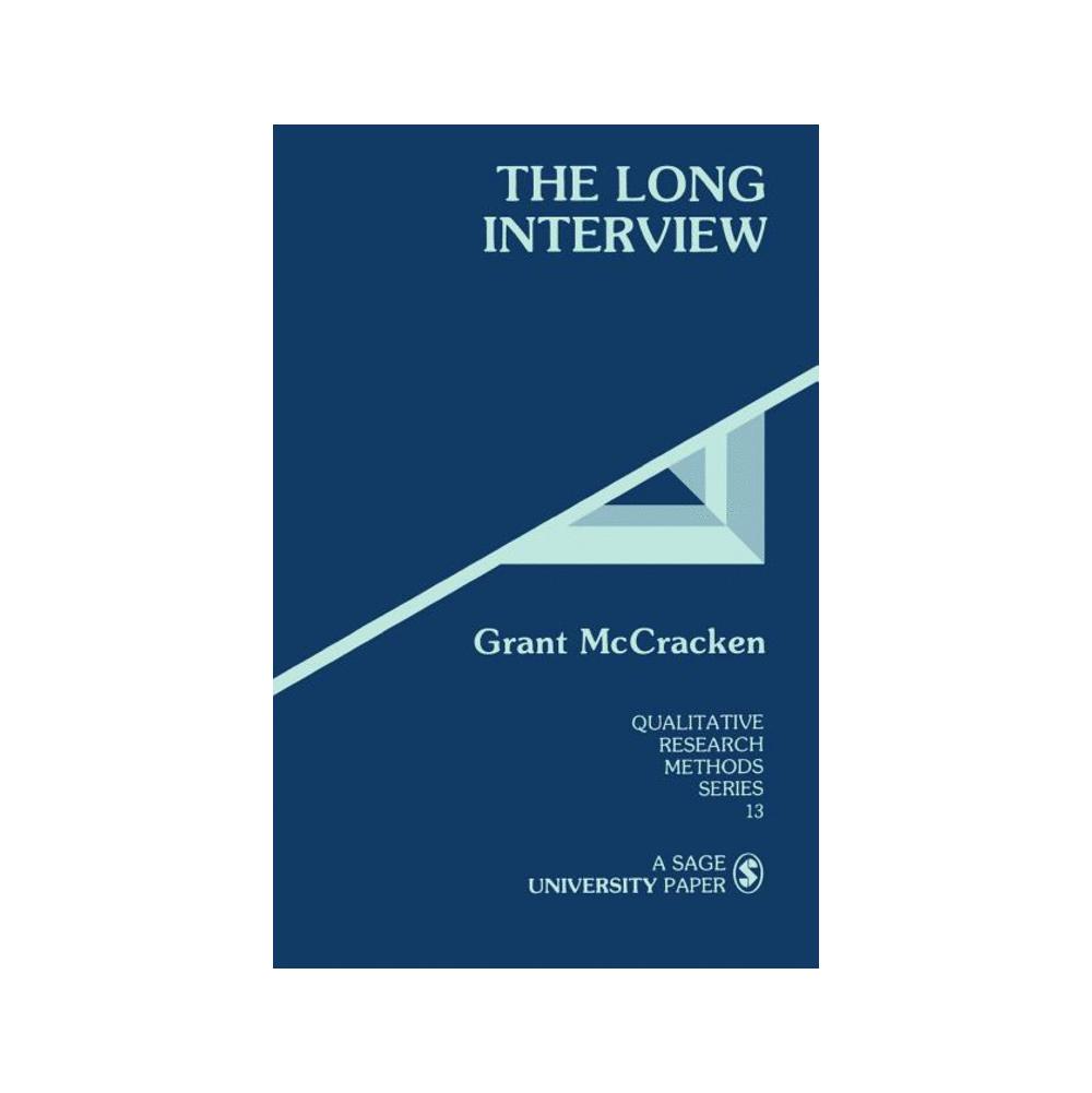 McCracken, Grant, The Long Interview, 9780803933538, SAGE Publications, Incorporated, 88, Social Science, Books